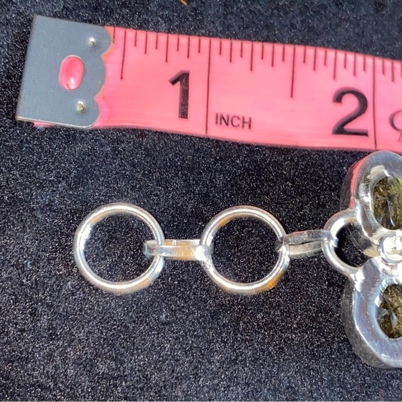 Gorgeous Tibetan Turquoise + Moonstone + Blue Topaz statement cuff bracelet - Picture 7 of 14